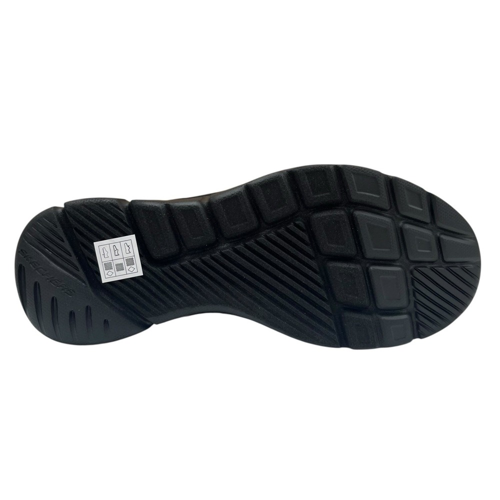 Skechers Equalizer 4.0 Voltis Men's Slip-on Walking Sneaker Size 11 Solid Black - Picture 9 of 12